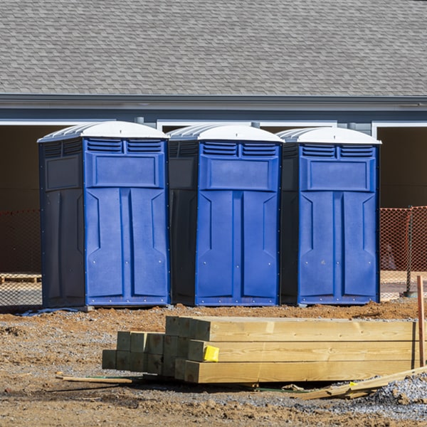 is there a specific order in which to place multiple portable restrooms in Craig